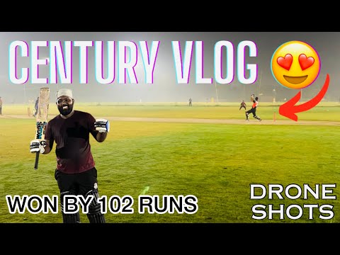 Century Vlog 😍 Won By 102 Runs || 20 Over || Cricket Vlog India