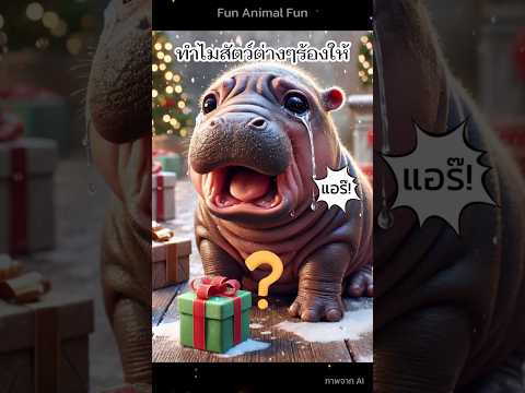 รู้หรือไม่ ทำไมน้องสัตว์ถึงพากันร้องให้ในวันปีใหม่นี้!!? #funny #cute #animals
