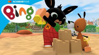 Bing et Flop sont en train de construire des châteaux de sable ! | Bing Français