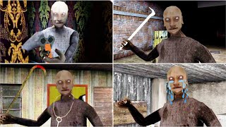 Shotgun Grandpa vs Crowbar Grandpa vs Cane Grandpa vs Weaponless Grandpa