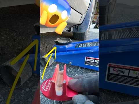 Car Jack Game Changer! #homemechanic #tirechange #automobile