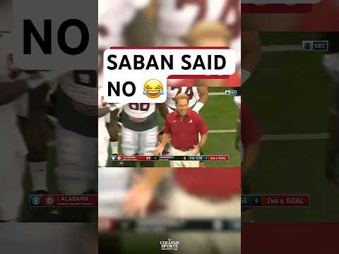 Alabama Players Were BEGGING Nick Saban To Run Up The Score ๐ญ