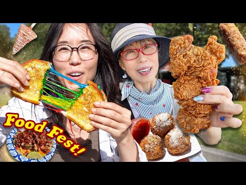 Seattle FOOD FEST TOUR ft Mac & Cheese Balls, Thai Fried Chicken, Mexican Street Corn & More!