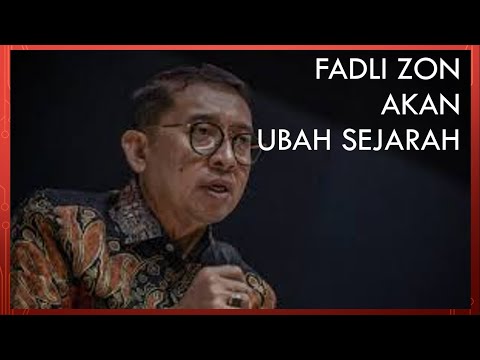 FADLI ZON UBAH SEJARAH 98: Apa Penting Futuristik?