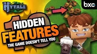 10 Hidden Features the game doesn't tell you | Tips & Tricks for Pros & Newcomers! | Hytale