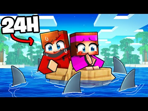 Survivre 100 Jours sur un Bateau sur Minecraft !