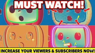 Cocomelon Four Faces Intro | Trippy Color Shift | Normal & Reversed Effects