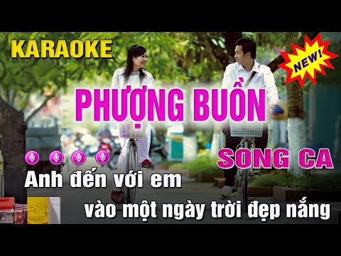 Phượng Buồn Karaoke Song Ca (D) Beat Dễ Hát | Trung Hiếu