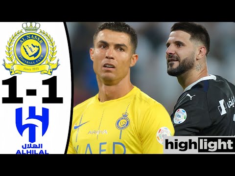 Ronaldo Vs Mitrovic Al Nassr vs Al Hilal Highlights