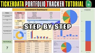 Tickerdata DIY Investor Tool Kit Tutorial! (Google Sheets Portfolio Tracker)