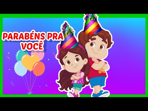 PARABÉNS PRA VOCÊ ALEGRE - MÚSICA INFANTIL - CLIPE ANIMADO- DESENHO -