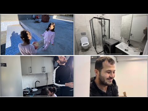 YAZLIK EVİMİZE TAŞINIYORUZ  🏠 | İŞTE BENİM MUTFAĞIM 🍽️ | GRİNİN ELLİ TONU 📽️ |  YENİ EV VLOG