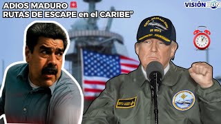 Revelan MAPA SECRETO del CARIBE 🔥 RUTAS de ESCAPE de Maduro