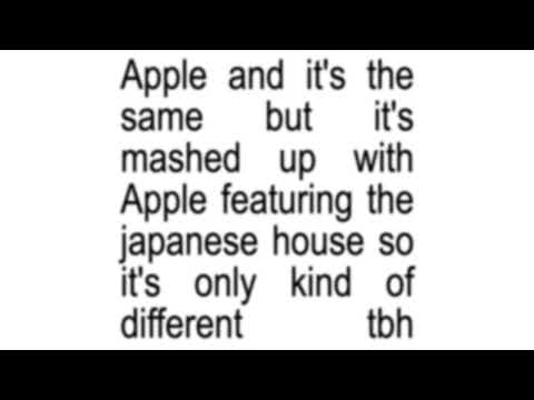 Charli xcx, The Japanese House - Apple but it's mashed up with Apple featuring the japanese house