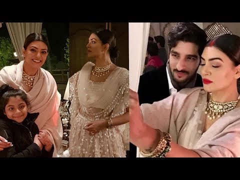 Sushmita Sen look royal on her ENGAGEMENT with Bf Rohmil Shawl