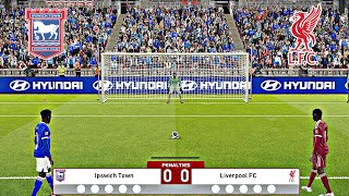 IPSWICH TOWN VS LIVERPOOL FULL PENALTY SHOOTOUT | IPS VS LIV HIGHLIGHTS