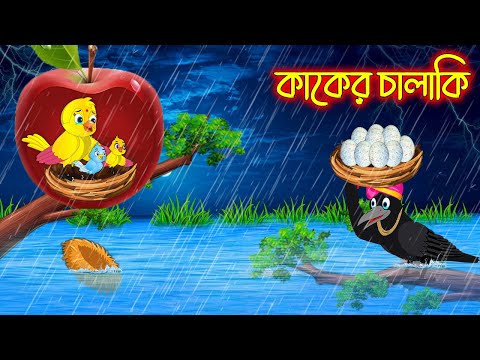 কাকের চালাকী | Kaker Chalaki | Bangla Cartoon | Thakurmar Jhuli | Pakhir Golpo | Tuntuni Golpo