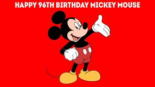 Happy 96th Birthday Mickey Mouse