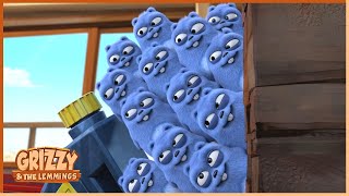 Chocolate Deposit | Grizzy & the lemmings (Clip) | 🐻🐹 Cartoon for Kids