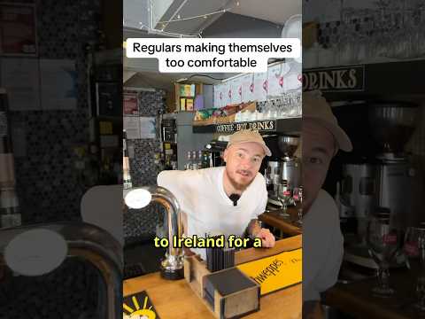 Customers getting too comfortable #hospitality #bartender #comedy #service #work