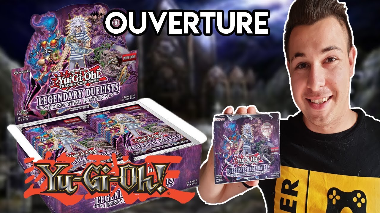Yu-Gi-Oh ! OUVERTURE DISPLAY DUELLISTE LÉGENDAIRE 5 BAKURA ! DESTINÉE IMMORTELLE