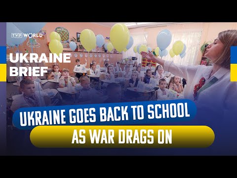 YouTube video thumbnail: School Year Begins in Ukraine, Kyiv Strikes Crimea
