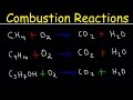 Balancing Combustion Reactions