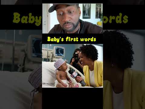 Baby’s first words