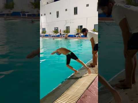 Smooth Dive by a 7-Year-Old ๐ #shorts #swimming #dive