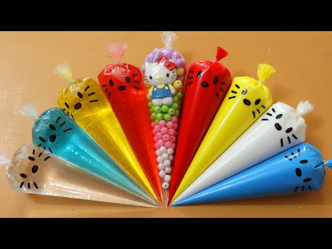 Making Slime with Piping Bags! Most Satisfying Slime Video★ASMR★#ASMR #PipingBags