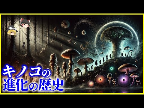 【ゆっくり解説】きのこはいつ現れた？キノコの進化史を解説/人はいつからきのこを食べていた？きのこが地球を救う！？