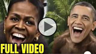 Trump Posted a Video of Barack and Michelle Obama as Monkeys | trump obama video