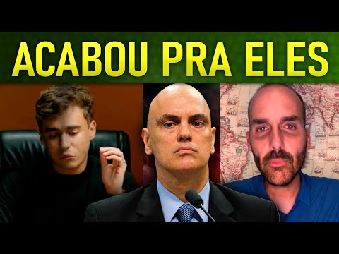 NIKOLAS PEDE GOLPE E ALEXANDRE MANDA PRENDER 2 BOLSONARISTAS! EDUARDO APARECE CRACUDO E VIRA CHACOTA
