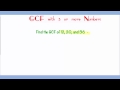 Finding the Greatest Common Factor