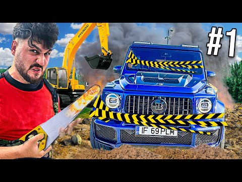 Distrug Mercedes G-Brabus: Test Durabilitate #1