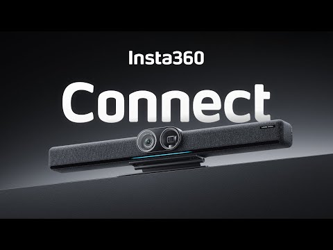 Introducing Insta360 Connect - Dual-4K Camera AI Video Bar