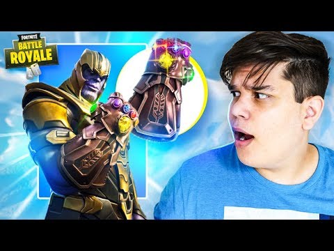 JOGUEI COM O THANOS NO FORTNITE ( MANOPLA DO INFINITO ) ‹ JUAUM ›