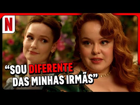 A conversa de Penelope Featherington e Francesca Bridgerton | Netflix Brasil