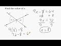 Solving Vertical Angles Equations