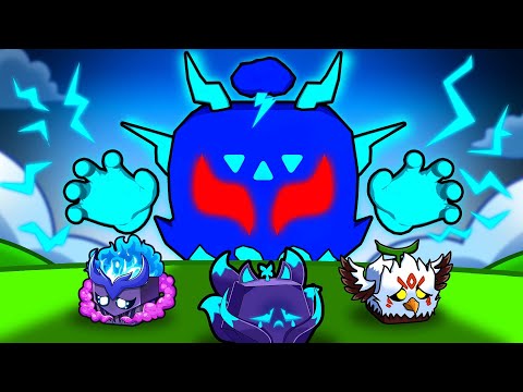 OVERPOWERED Lightning Fruit Vs RANDOM Fruits In Blox Fruits