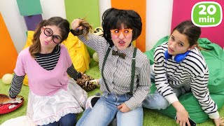 Asu Ela ile oyunlar. Okutay ve Cicisu ile oynayalım ve Ayşe ile challenge yapalım! Komik videolar