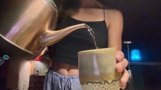 ASMR Make my Morning Coffee With Me