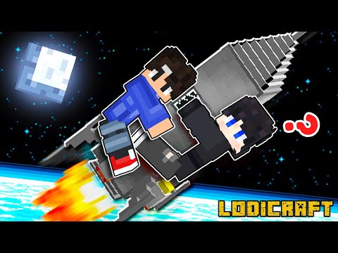 We Went to the MOON in Minecraft ( Tagalog )