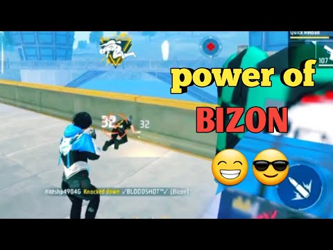 bizon next  level damage #freefire