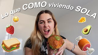 Lo que como en un día viviendo sola 🍽️ Comida fácil, rica y muy yo