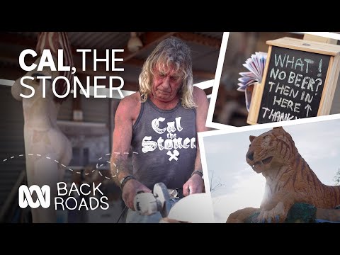 Larger-than-life sculptures from rock and opal in Andamooka | Back Roads | ABC Australia