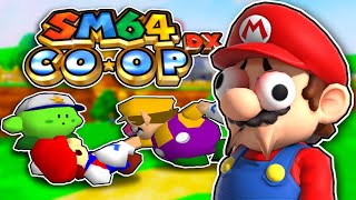 Mario Plays: SM64 COOP (ft ShockHat734 & Warioplier!!!)