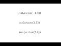 Trigonometric Functions and Their Properties