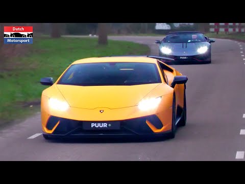 Supercars Accelerating! - Aventador SVJ, Senna, 812 GTS, MC20, Huracan STO, 296 GTB, Murcielago,...