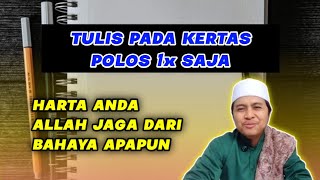 JUTAAN ORANG TIDAK TAU ‼️ Wafak Agar Harta Dijaga Dan Selamat Dari Penjahat